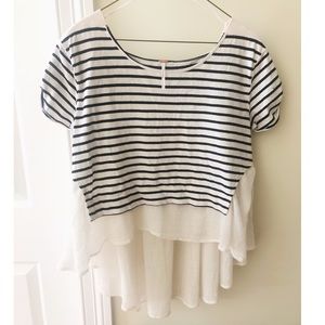 Free people striped top